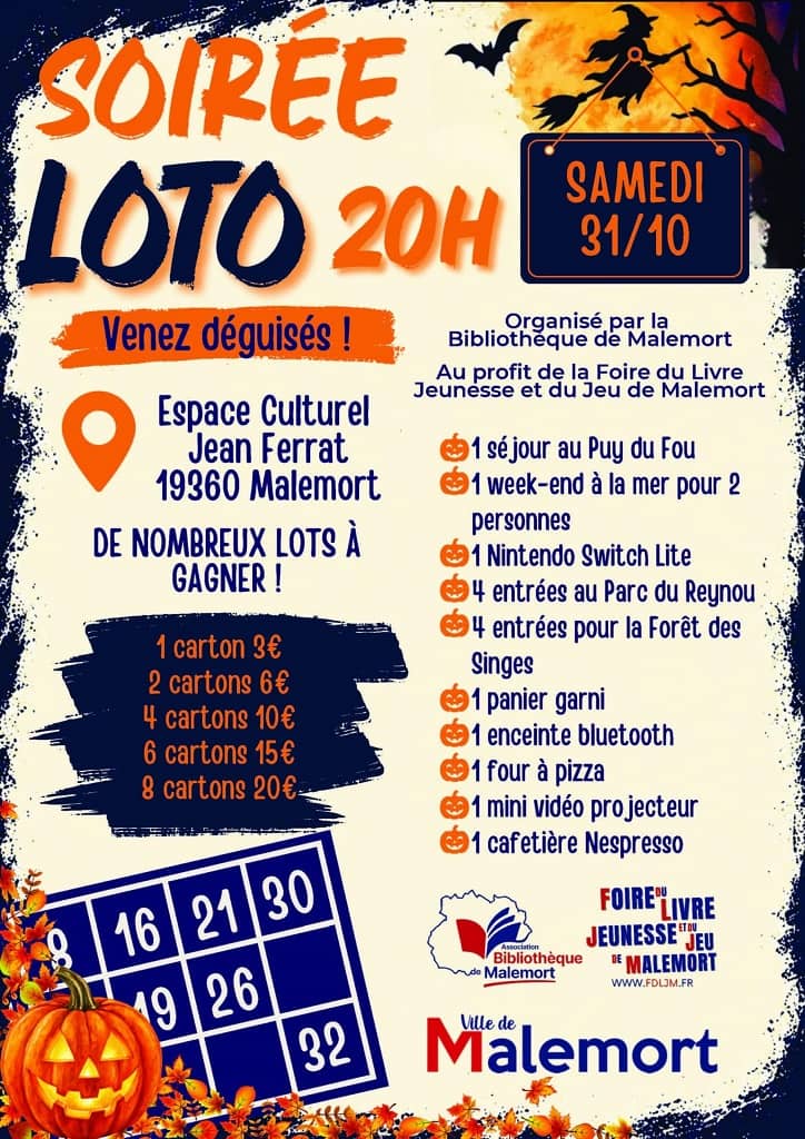 Illustration de l'événement : Loto spécial Halloween