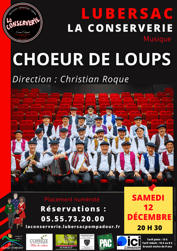 Illustration de l'événement : La Conserverie : Choeur de loups