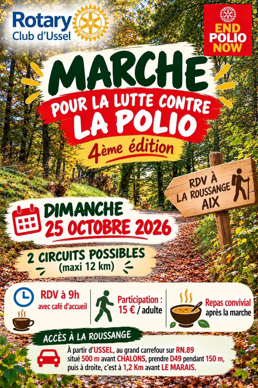 Illustration de l'événement : Marche pour la lutte contre la Polio