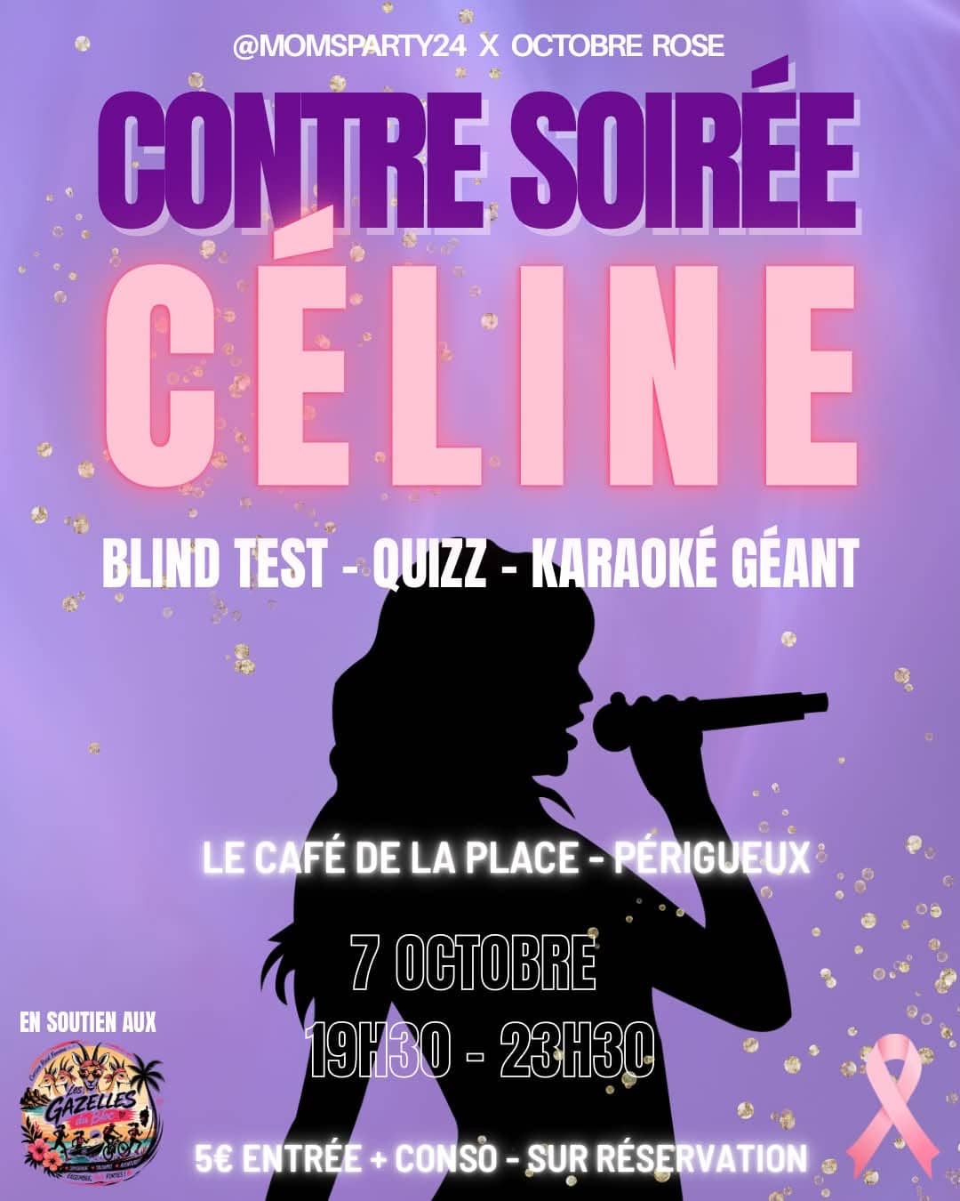 Illustration de l'événement : Maman va danser - Contre soirée Céline Dion