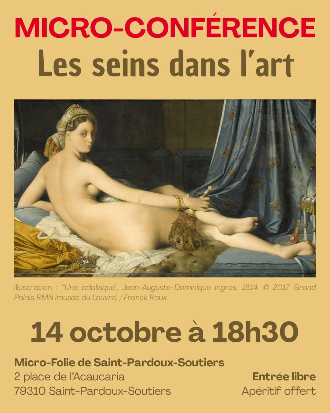 Illustration de l'événement : Micro-conférence : "les seins dans l'art"