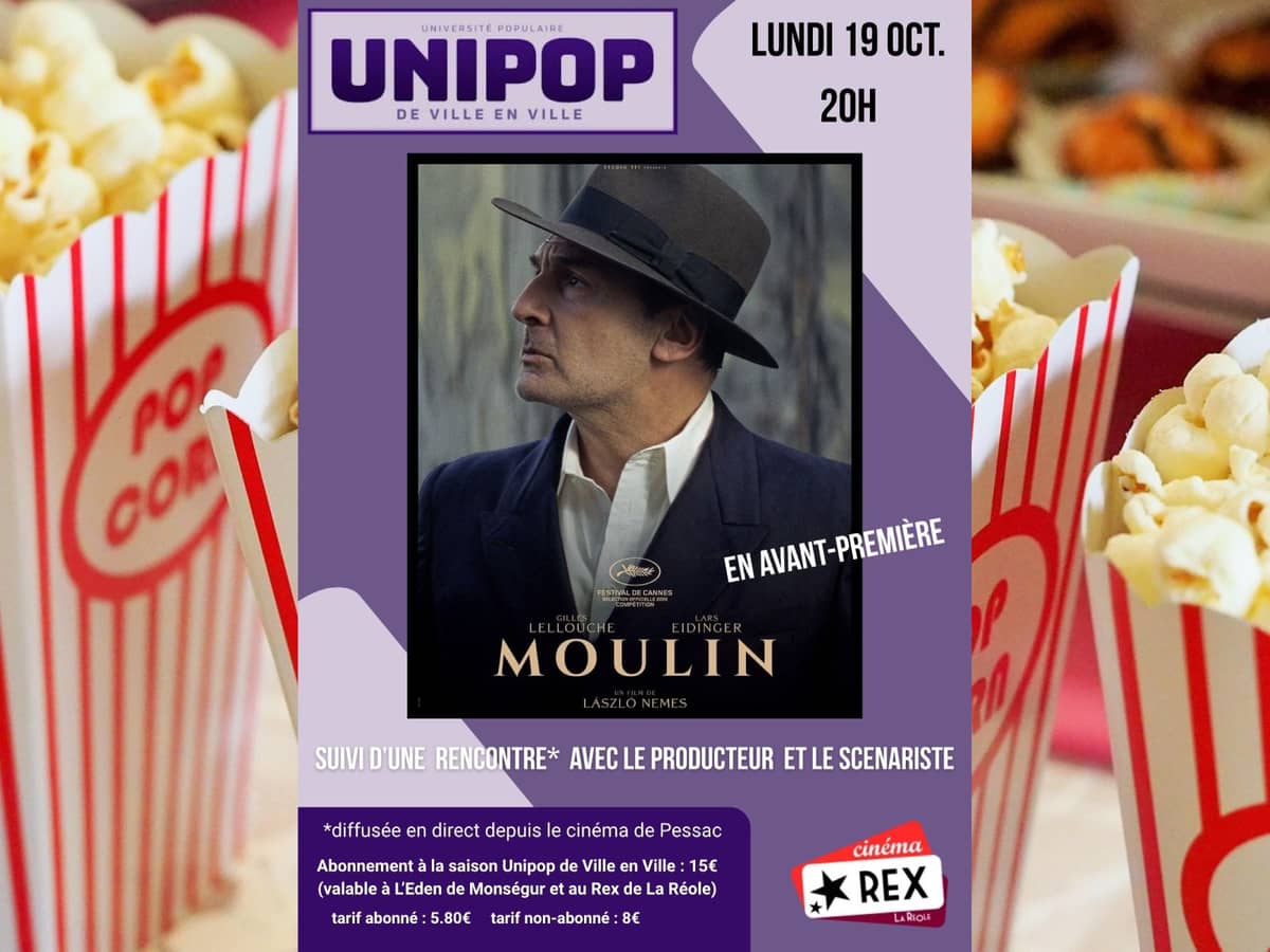 Illustration de l'événement : Séance Unipop : Moulin