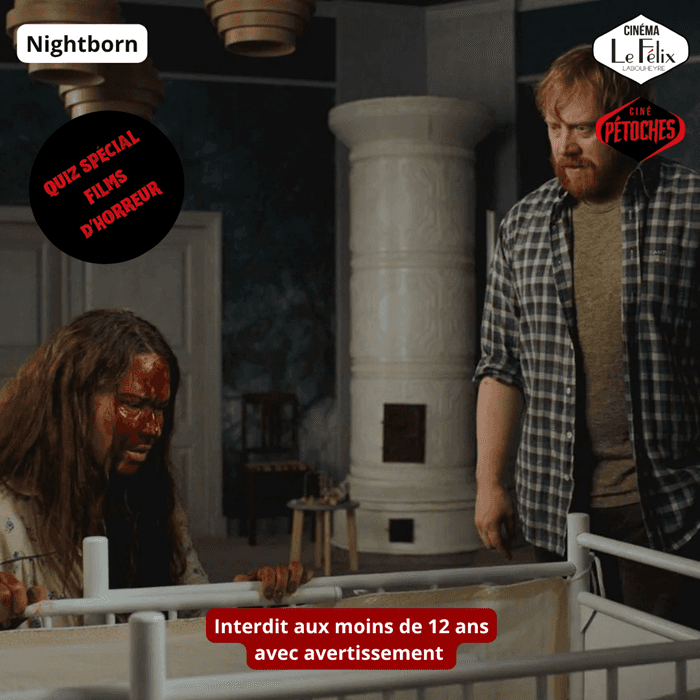 Illustration de l'événement : Ciné Pétoche : Nightborn // QUIZZ