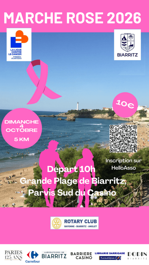 Illustration de l'événement : La Marche Rose - Biarritz