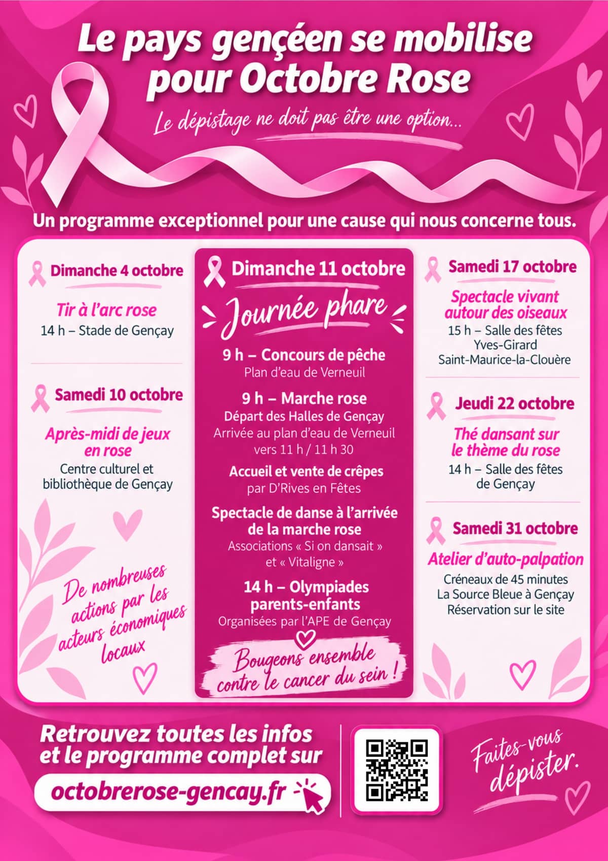 Illustration de l'événement : Tir à l'arc rose