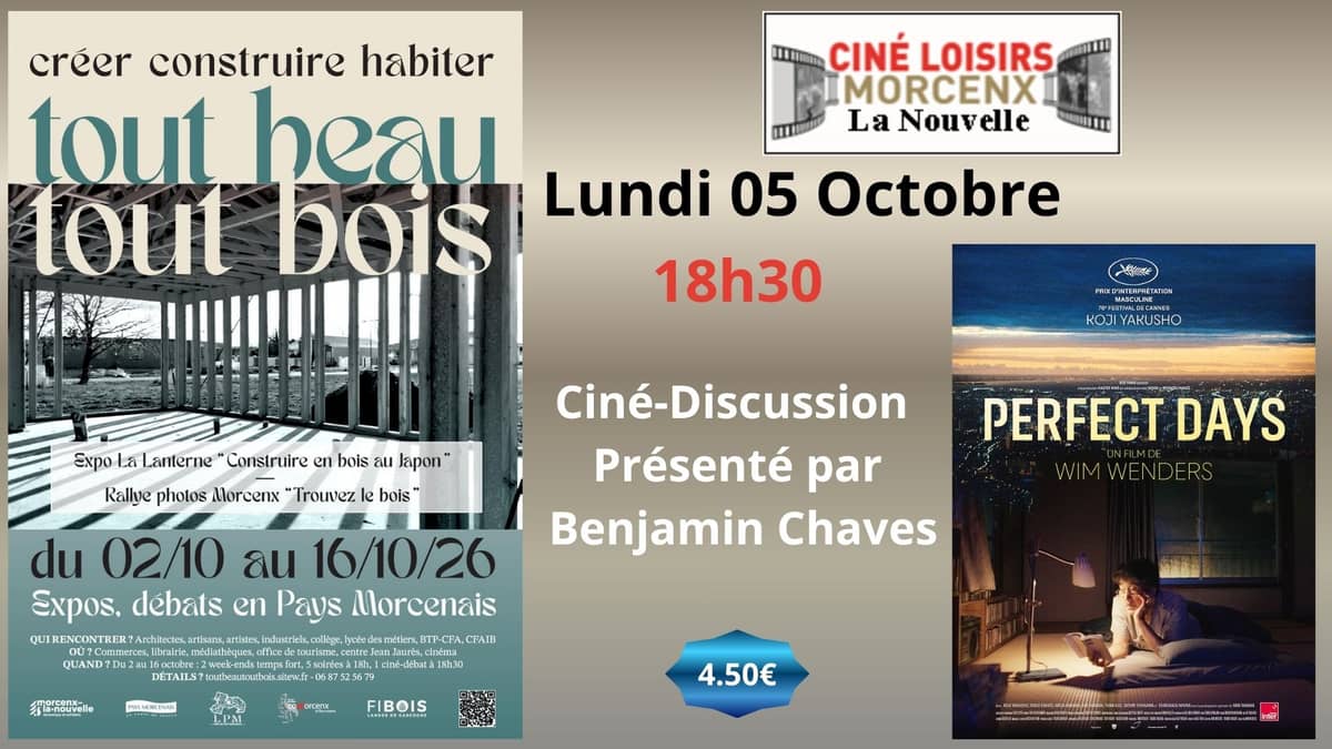 Illustration de l'événement : "tout beau tout bois" Ciné-débat - Ciné loisirs