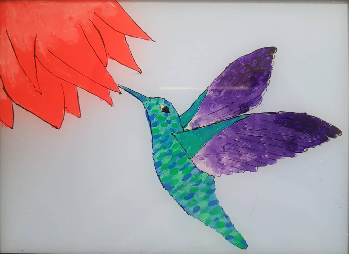 Illustration de l'événement : Initiation à la peinture sous verre - Stage de 6h