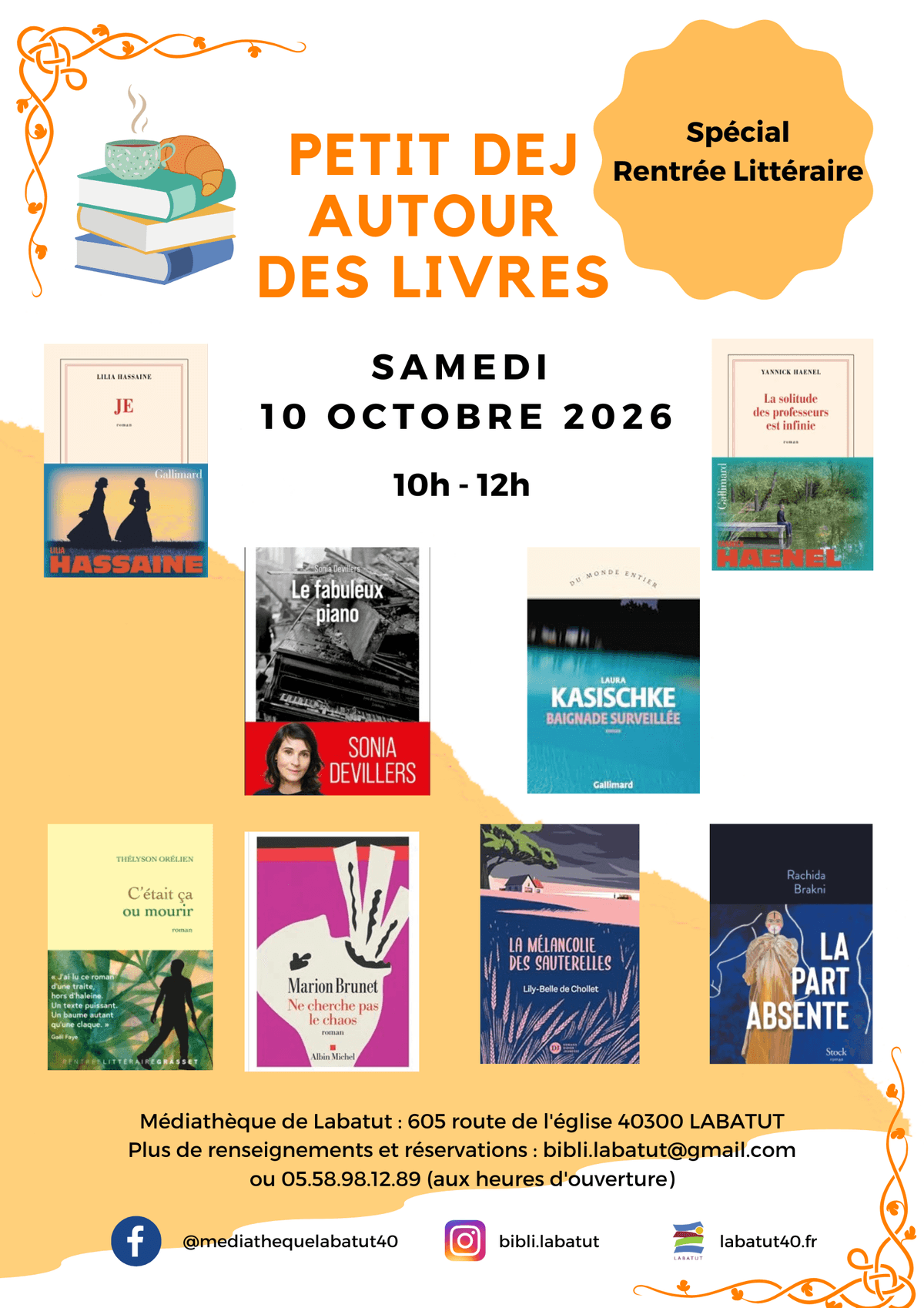 Illustration de l'événement : Rendez-vous des lecteurs