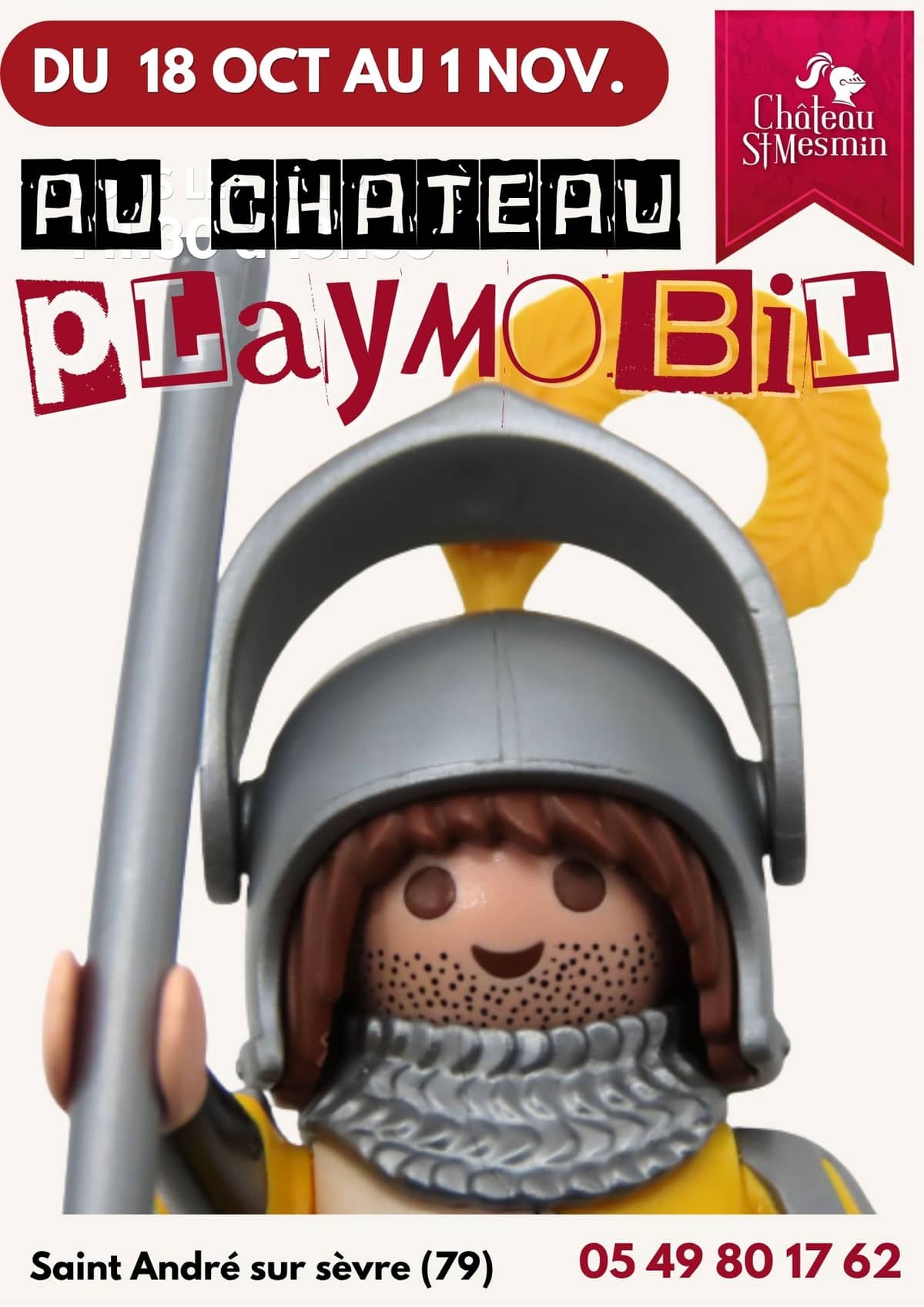 Illustration de l'événement : Château de Saint Mesmin - Sacrés chantiers, façon Playmobil®
