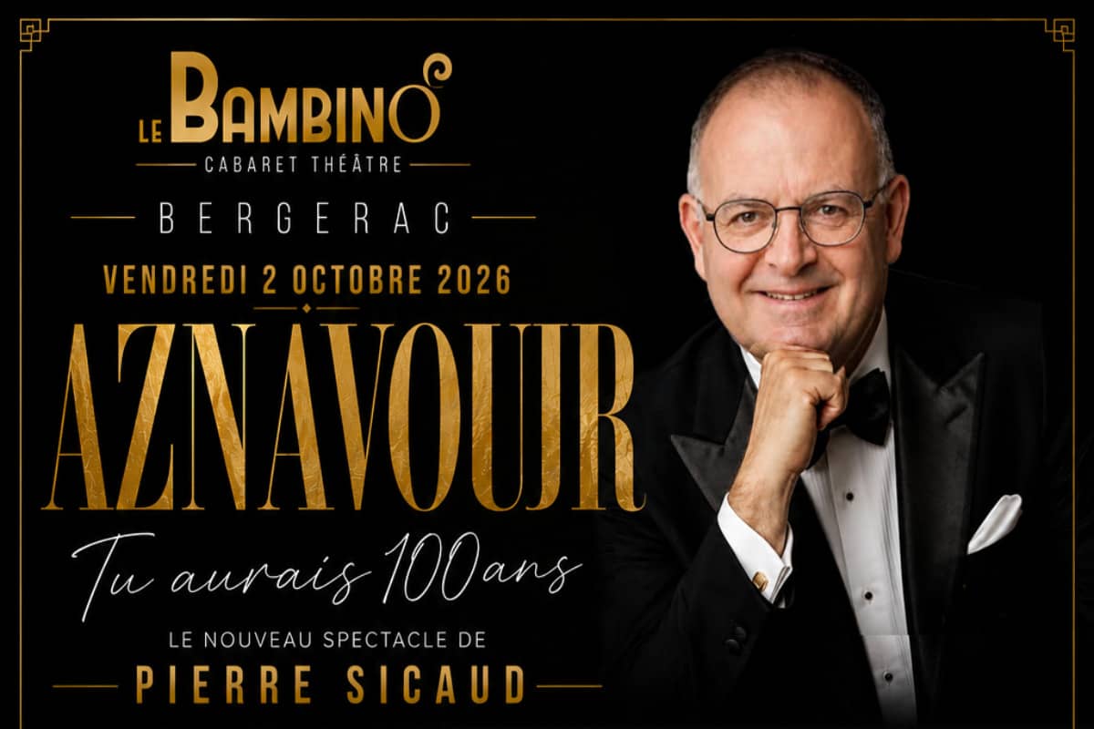 Illustration de l'événement : Aznavour le nouveau spectacle de Pierre Sicaud | Le Bambino