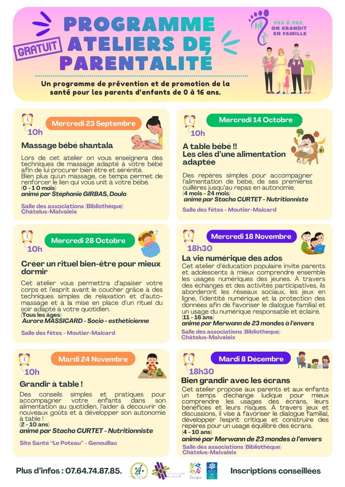 Illustration de l'événement : Programme ateliers de parentalité