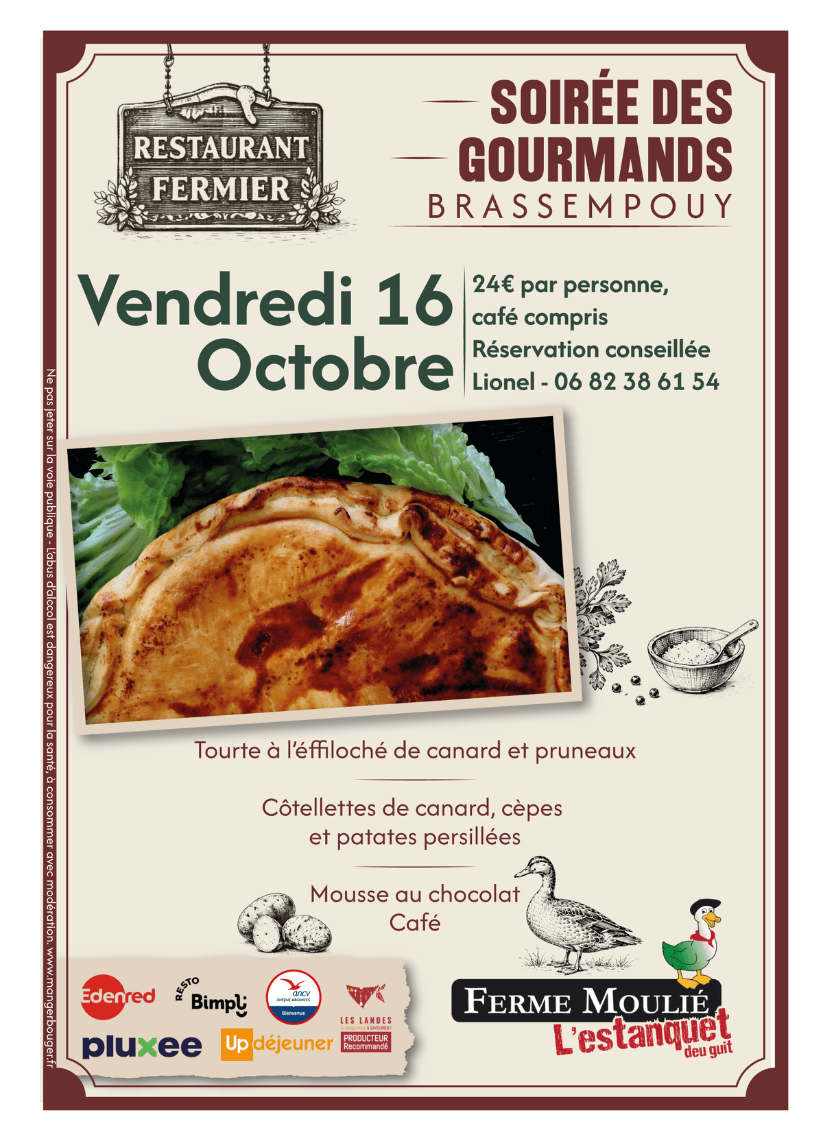 Illustration de l'événement : Soirée des Gourmands