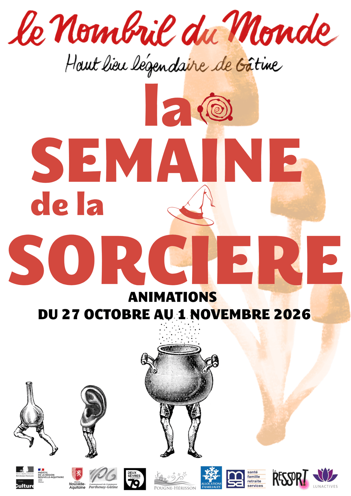 Illustration de l'événement : Semaine de la sorcière au Nombril du Monde : Atelier bricolage et Cercle de femmes