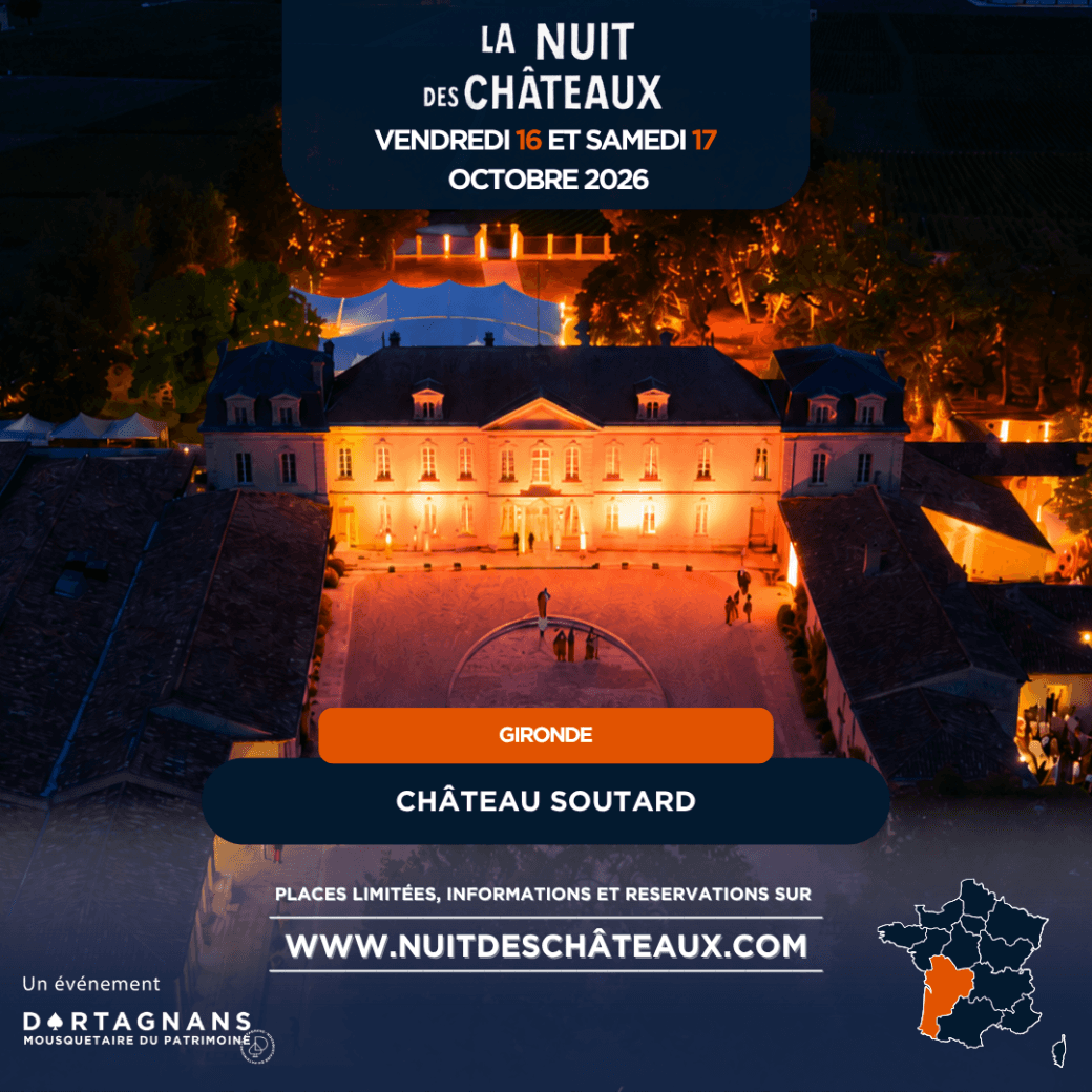 Illustration de l'événement : La nuit des Châteaux - Visite et dégustation au Château Soutard
