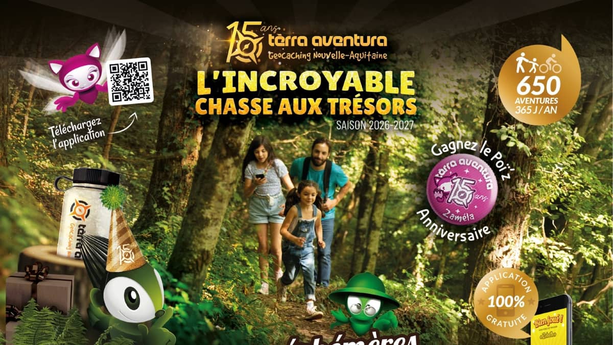 Illustration de l'événement : Tèrra aventura Zaméla, parcours éphémère Beau temps pour Mercédès