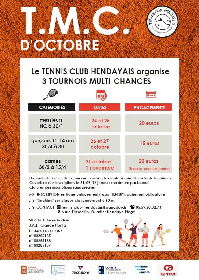 Illustration de l'événement : Tennis - Tournoi "dames" de 30/2 à 15/4