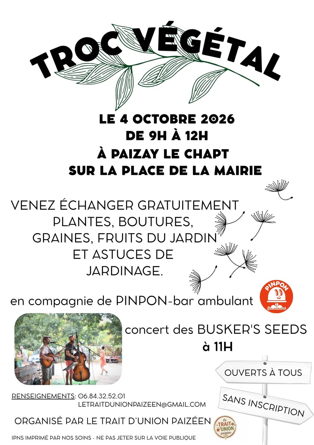 Illustration de l'événement : Troc végétal
