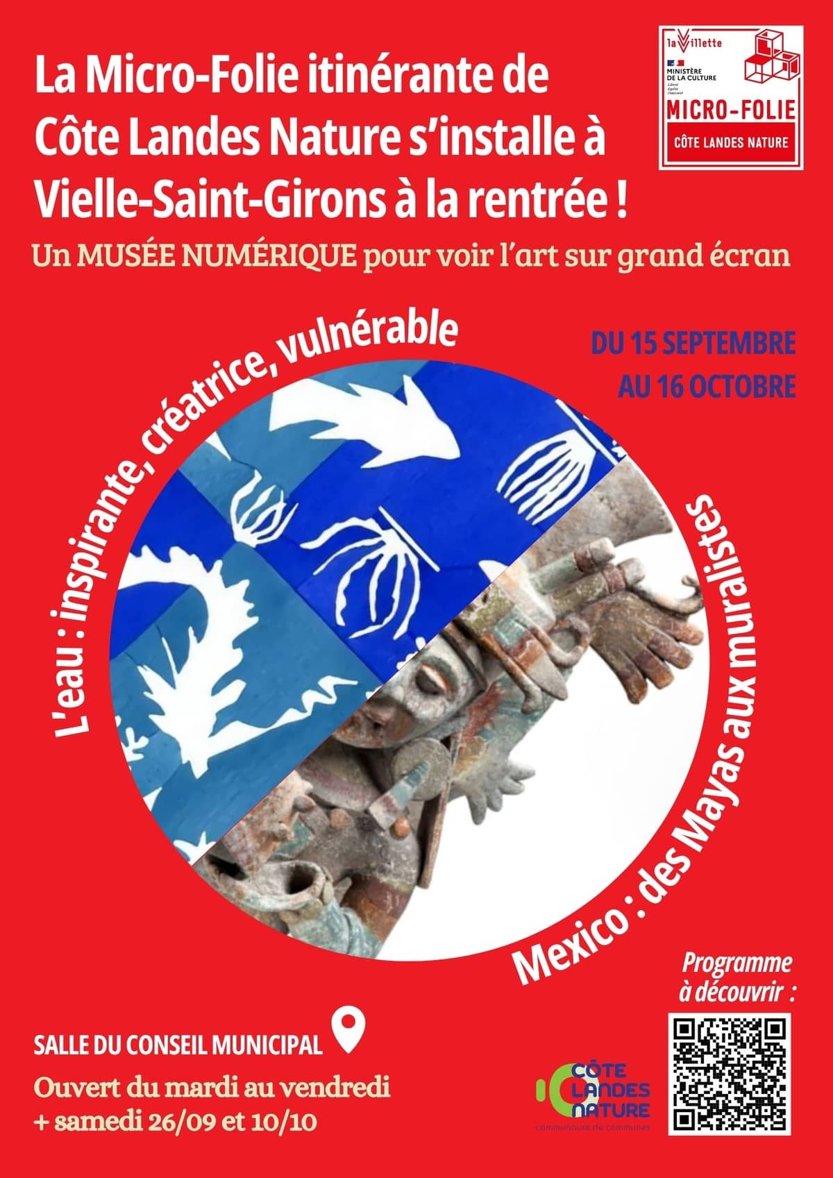 Illustration de l'événement : Micro-Folie "L'eau inspirante, créatrice, vulnérable"