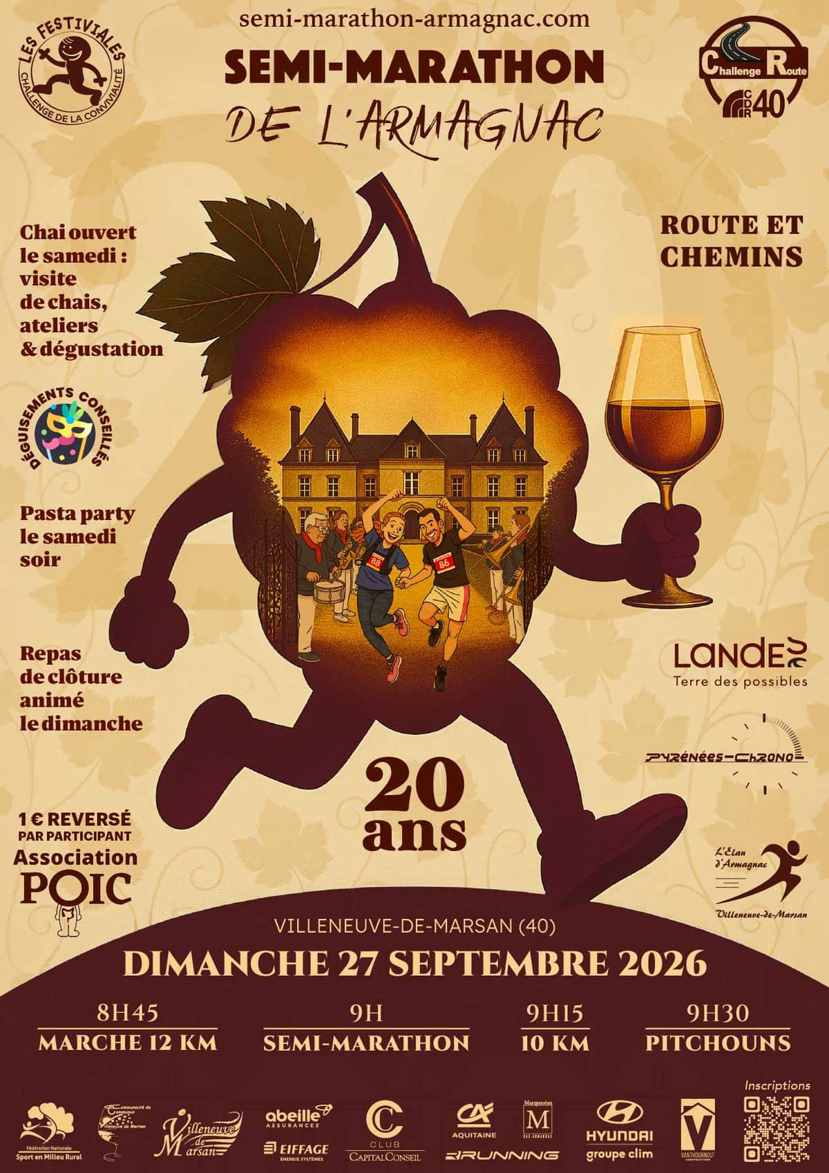 Illustration de l'événement : Semi-Marathon de l'Armagnac