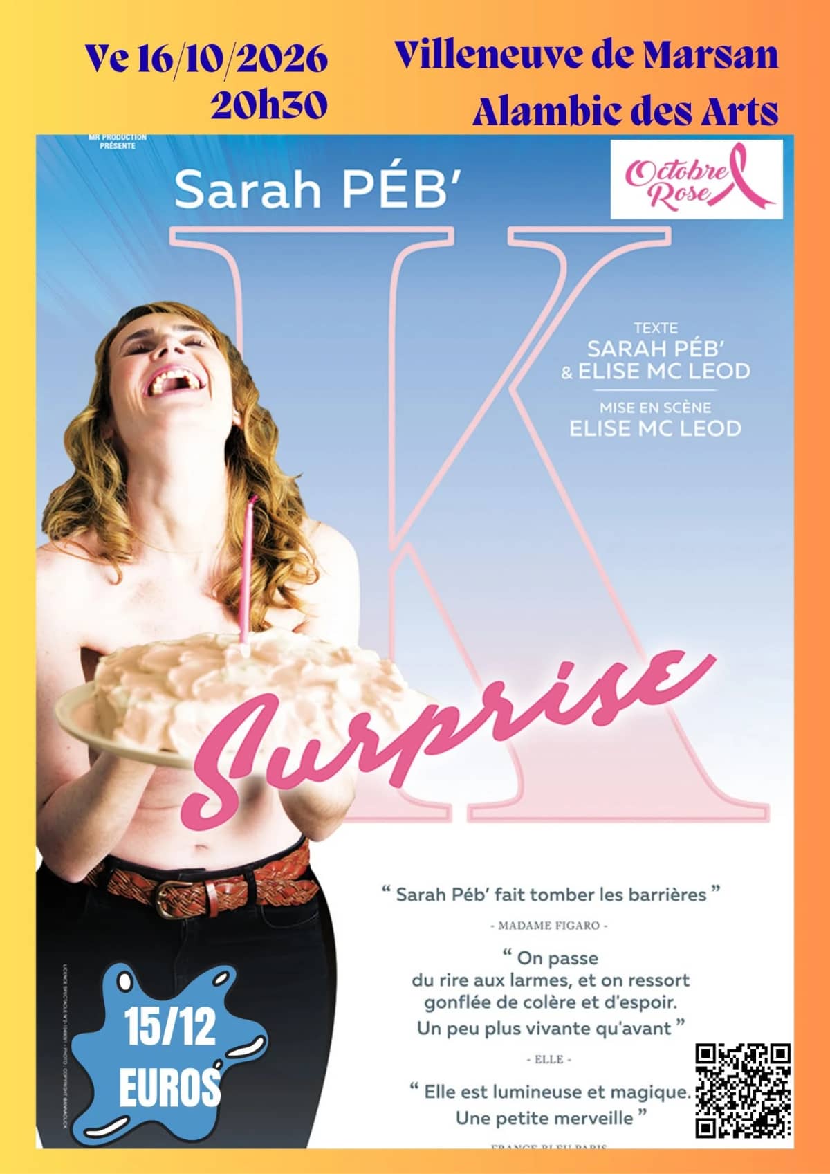 Illustration de l'événement : One woman show : K Surprise
