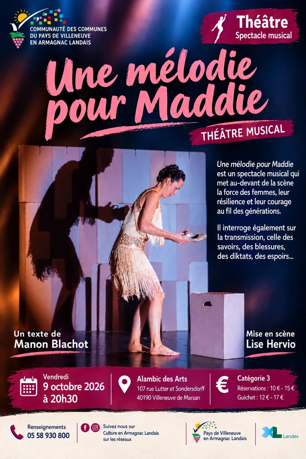 Illustration de l'événement : Théâtre musical : Une mélodie pour Maddie
