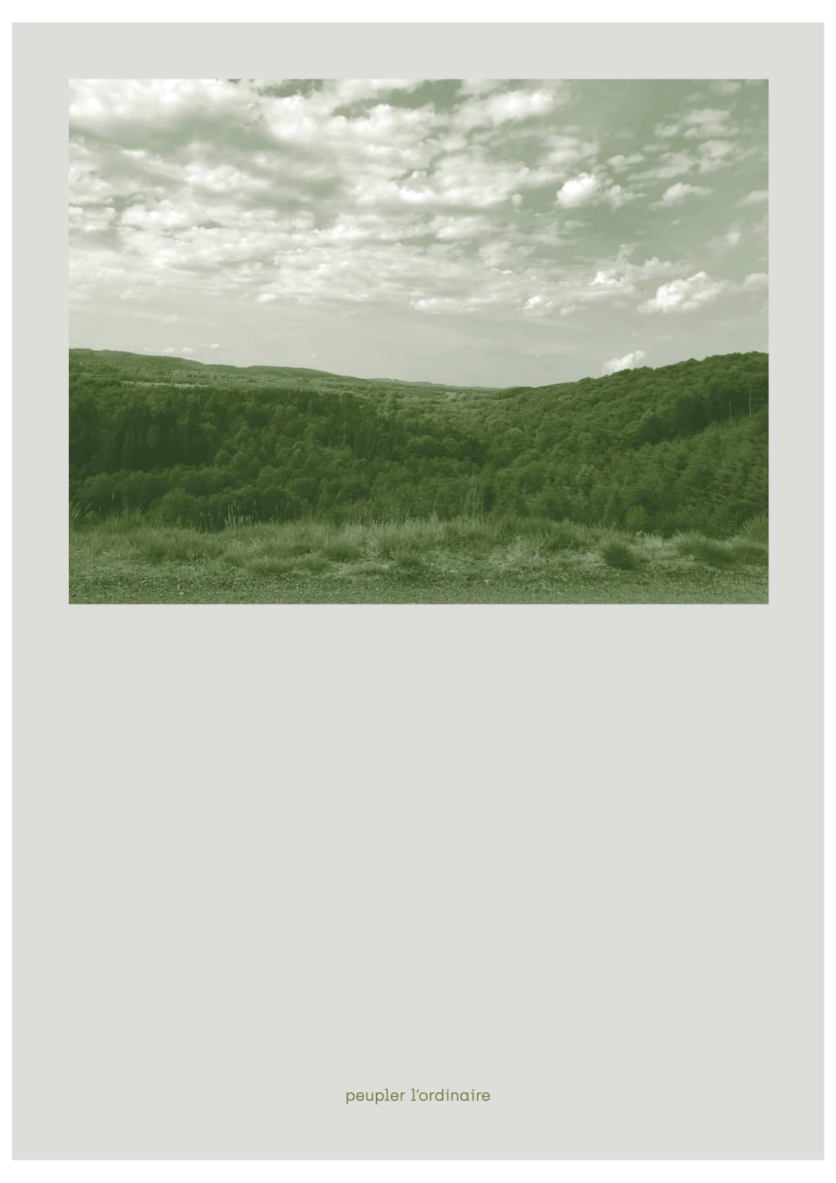 Illustration de l'événement : Exposition Peupler l'ordinaire