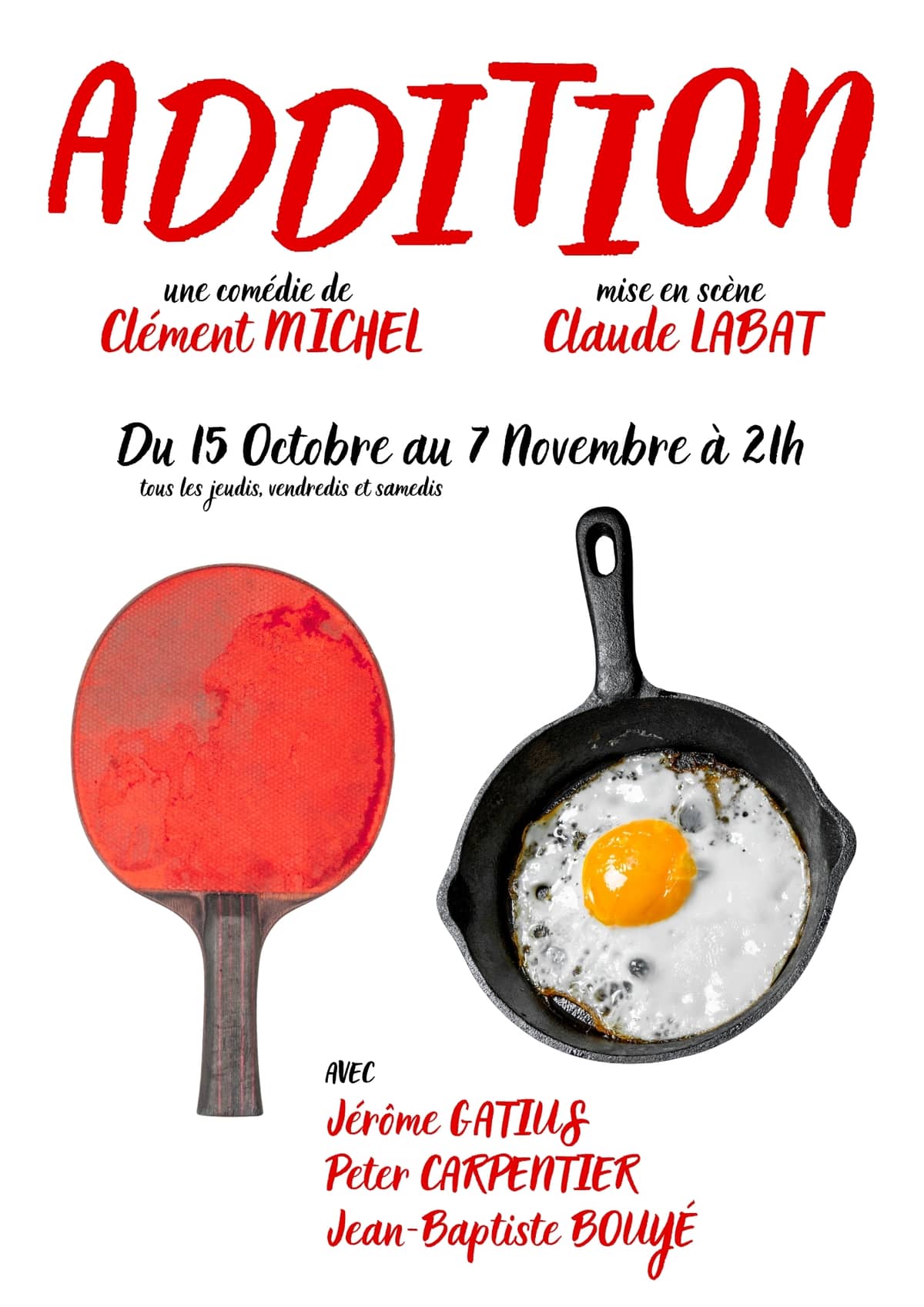 Illustration de l'événement : Café Théâtre Le Zèbre "Addition"