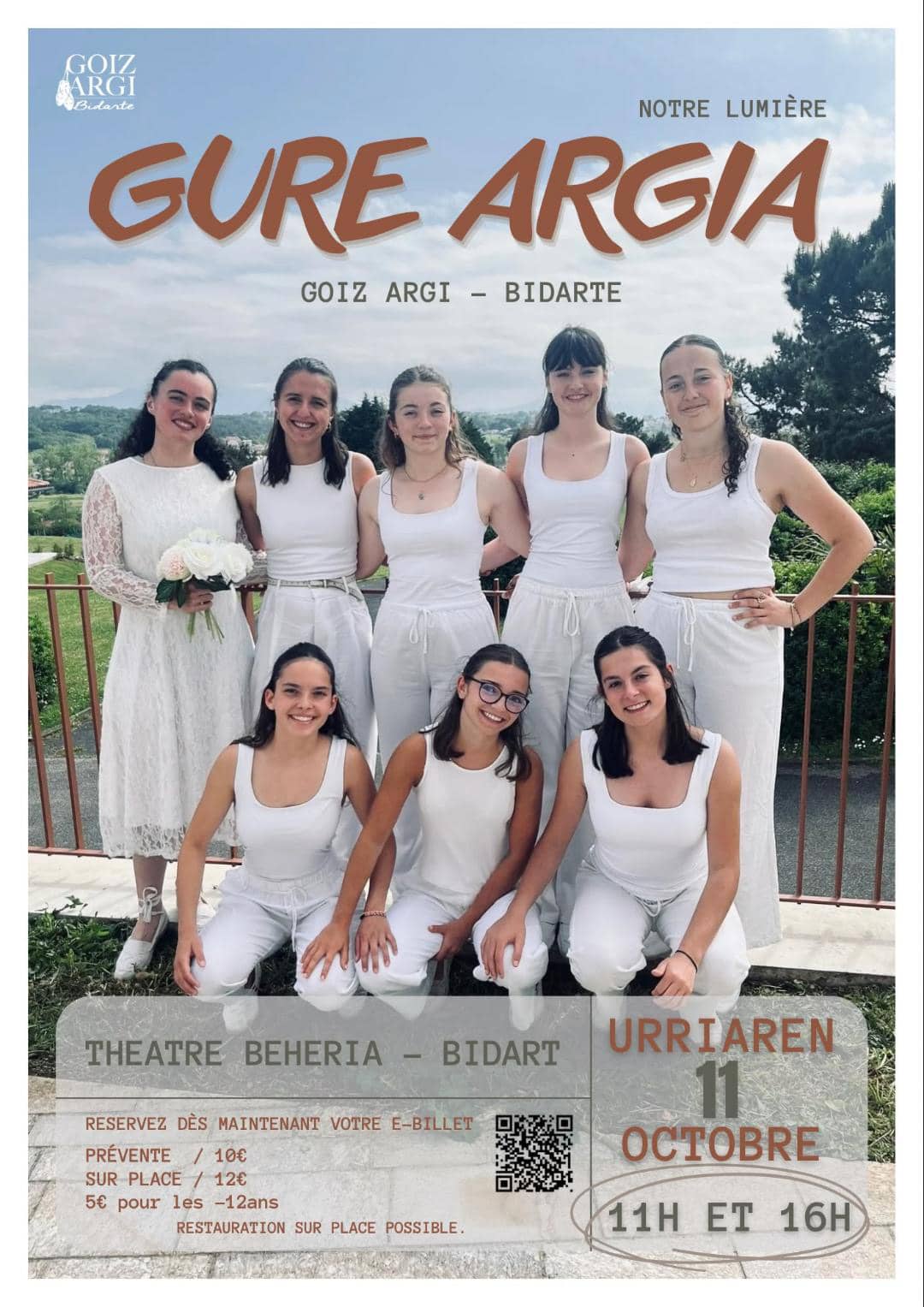 Illustration de l'événement : Spectacle de danses basques du groupe Goiz Argi