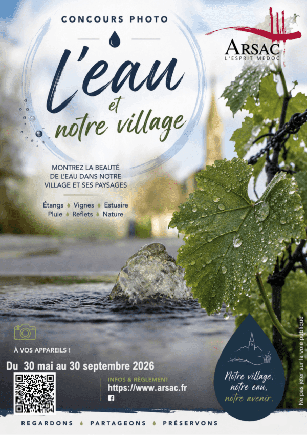 Illustration de l'événement : Concours Photo 2026 | L’Eau et notre village