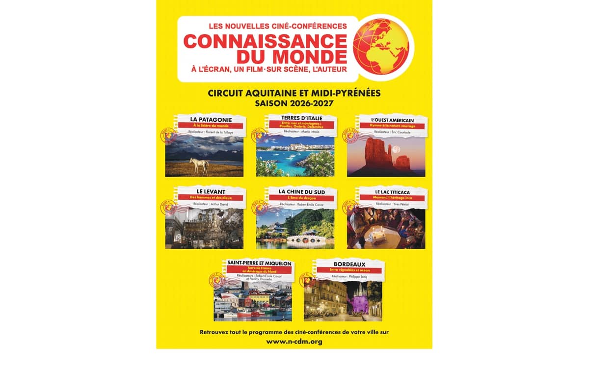 Illustration de l'événement : Connaissance du monde - saison 2026/2027