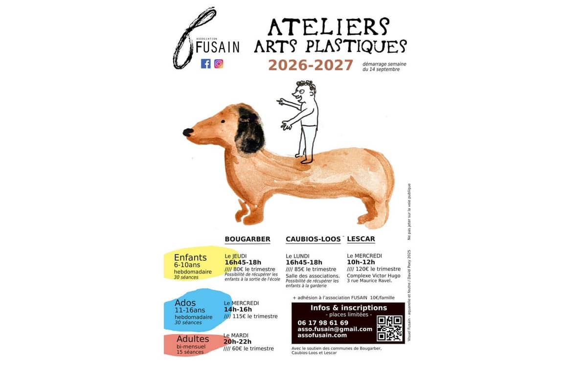 Illustration de l'événement : Ateliers Arts plastique