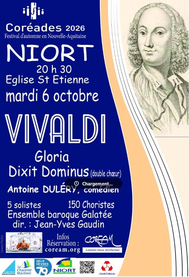 Illustration de l'événement : Festival Les Coréades - Concert Vivaldi à Niort