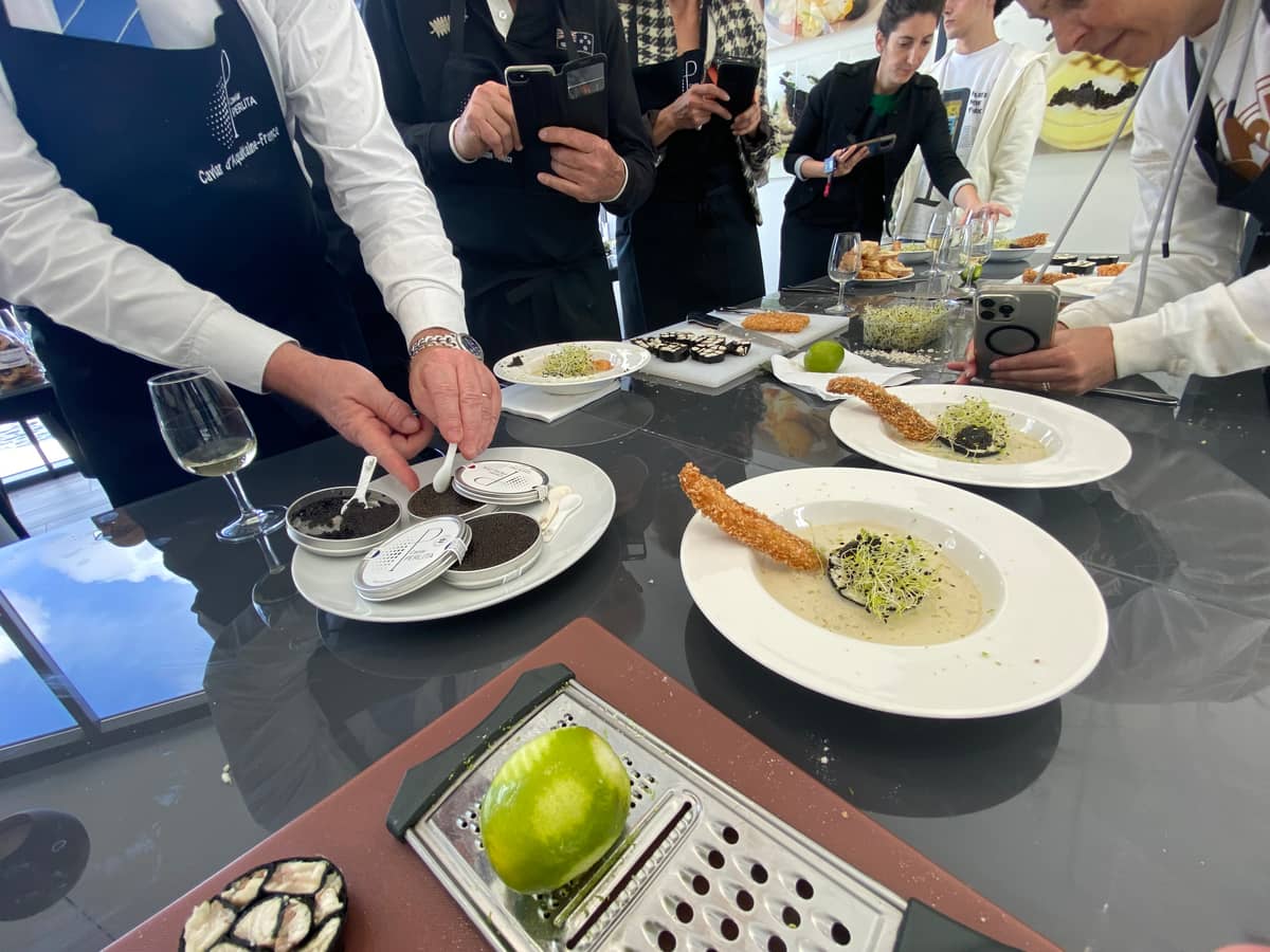 Illustration de l'événement : Caviar et esturgeon : Cours de cuisine et dégustation