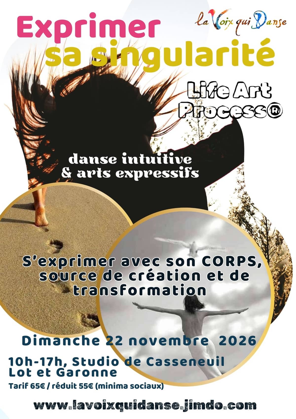 Illustration de l'événement : Stage de danse: Exprimer sa singularité