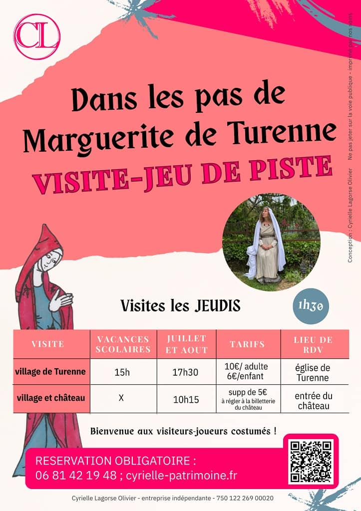 Illustration de l'événement : Visite-jeu de piste "sur les pas de Marguerite de Turenne"