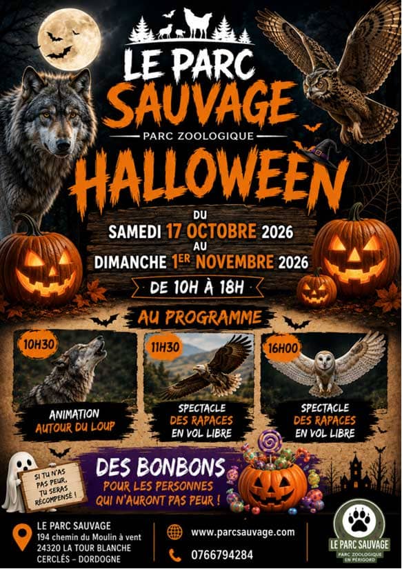 Illustration de l'événement : Halloween au Parc Sauvage
