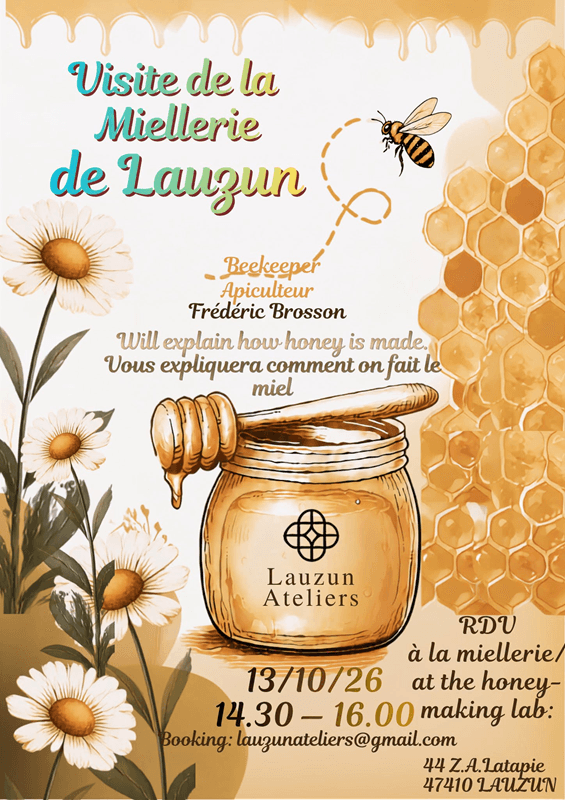 Illustration de l'événement : Visite de la Miellerie de Lauzun