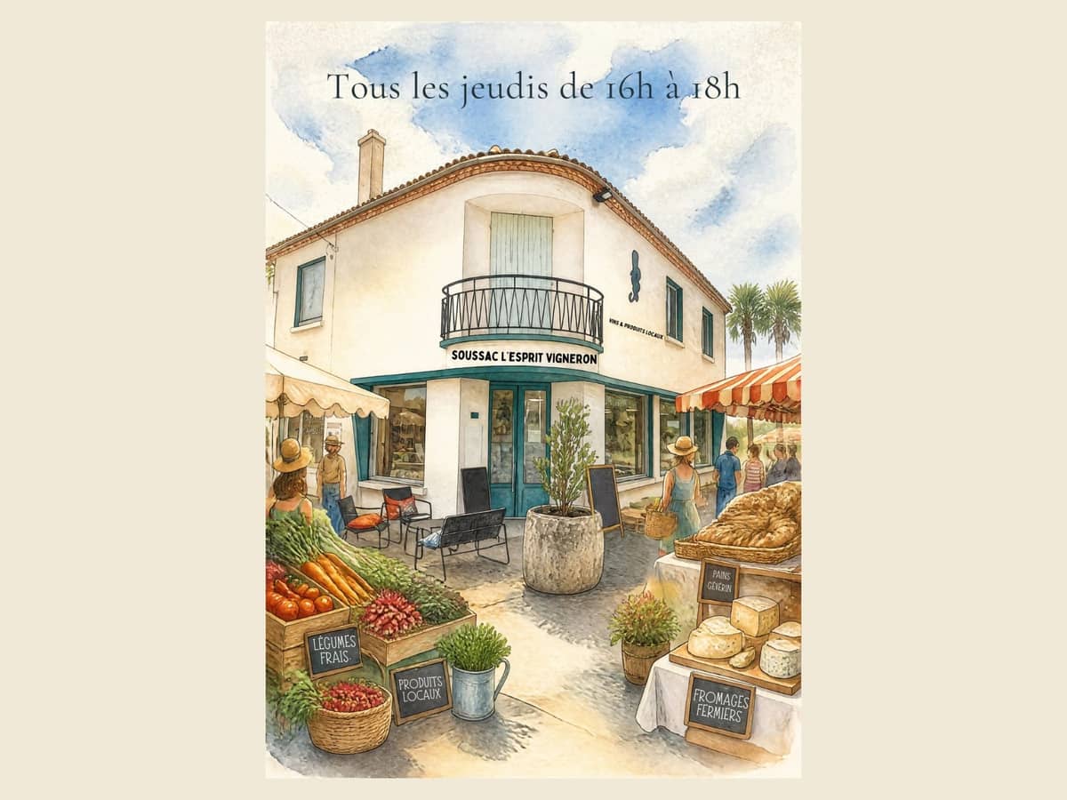 Illustration de l'événement : Marché de producteurs à Soussac