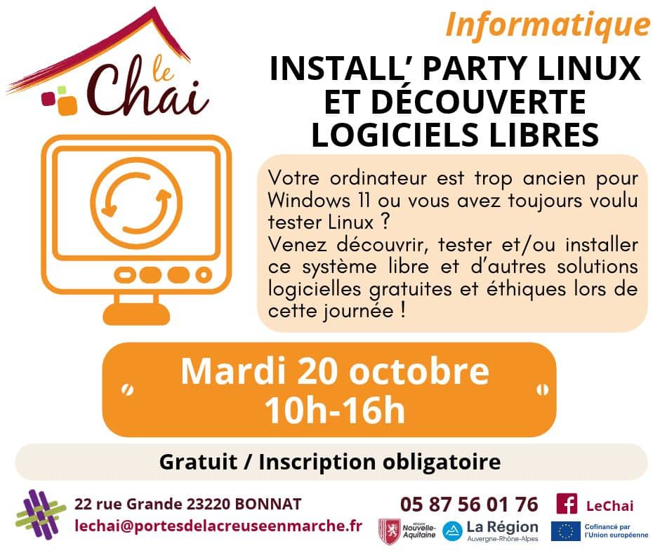 Illustration de l'événement : Linux, présentation et install’Party