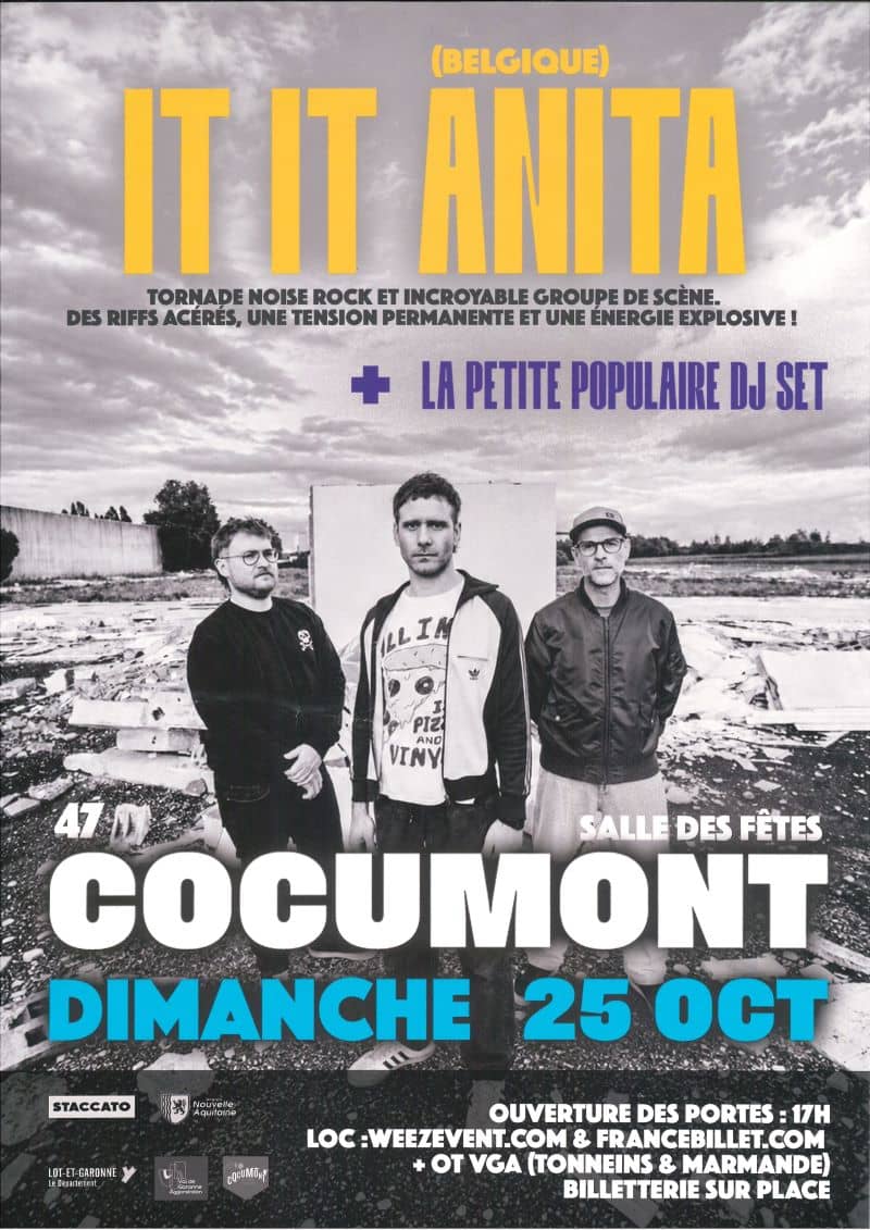 Illustration de l'événement : Festival Abracada'Sons #26 - Concert de IT IT ANITA - 1ère partie La Petite Populaire DJ Set en Concert