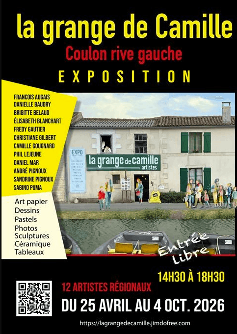 Illustration de l'événement : Exposition à La Grange de Camille à Coulon