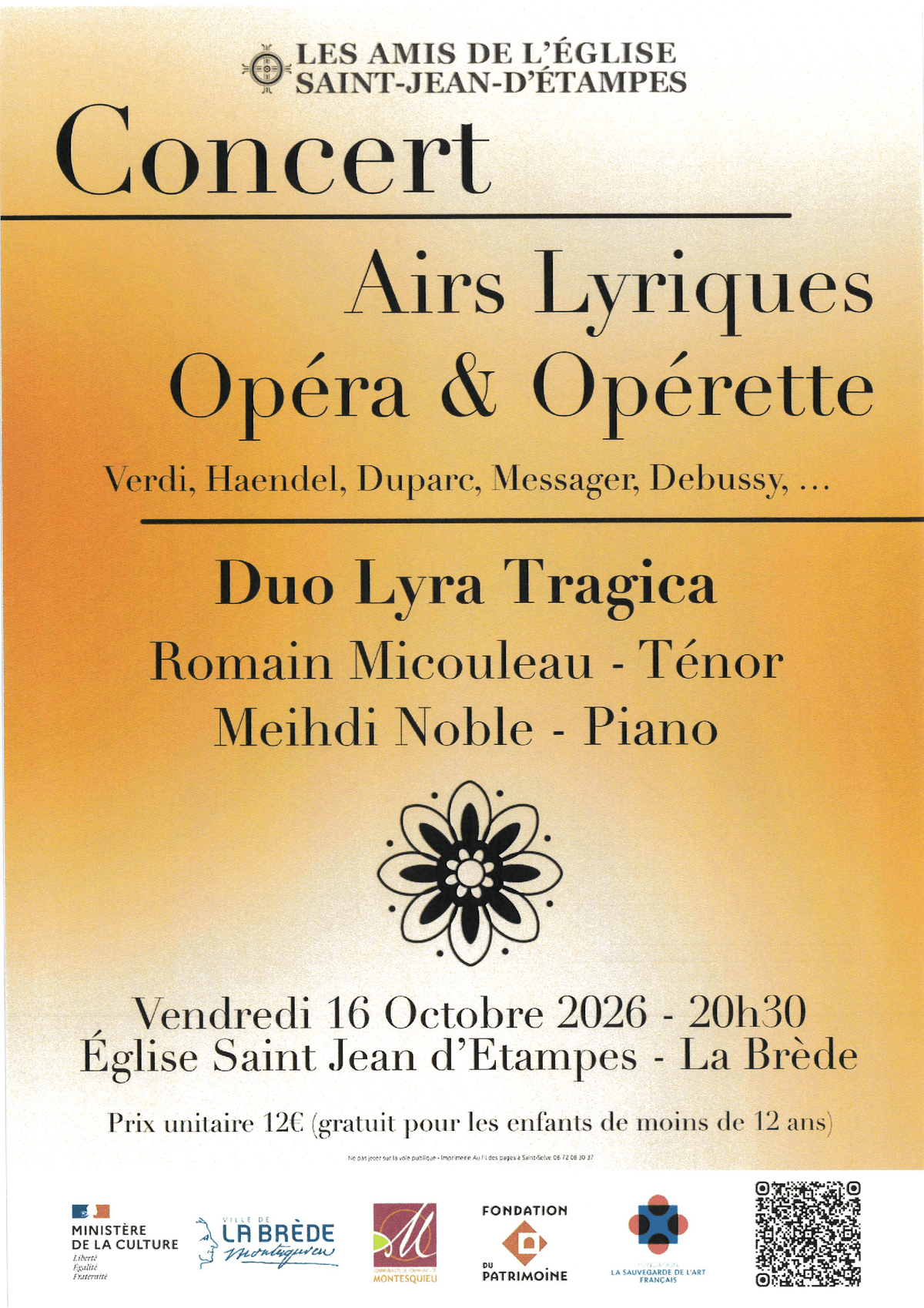 Illustration de l'événement : Concert Airs Lyriques Opéra & Opérette