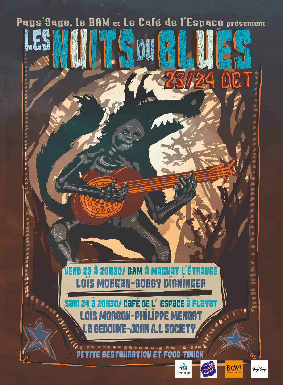 Illustration de l'événement : 2ème Nuits du Blues au Café de l'Espace