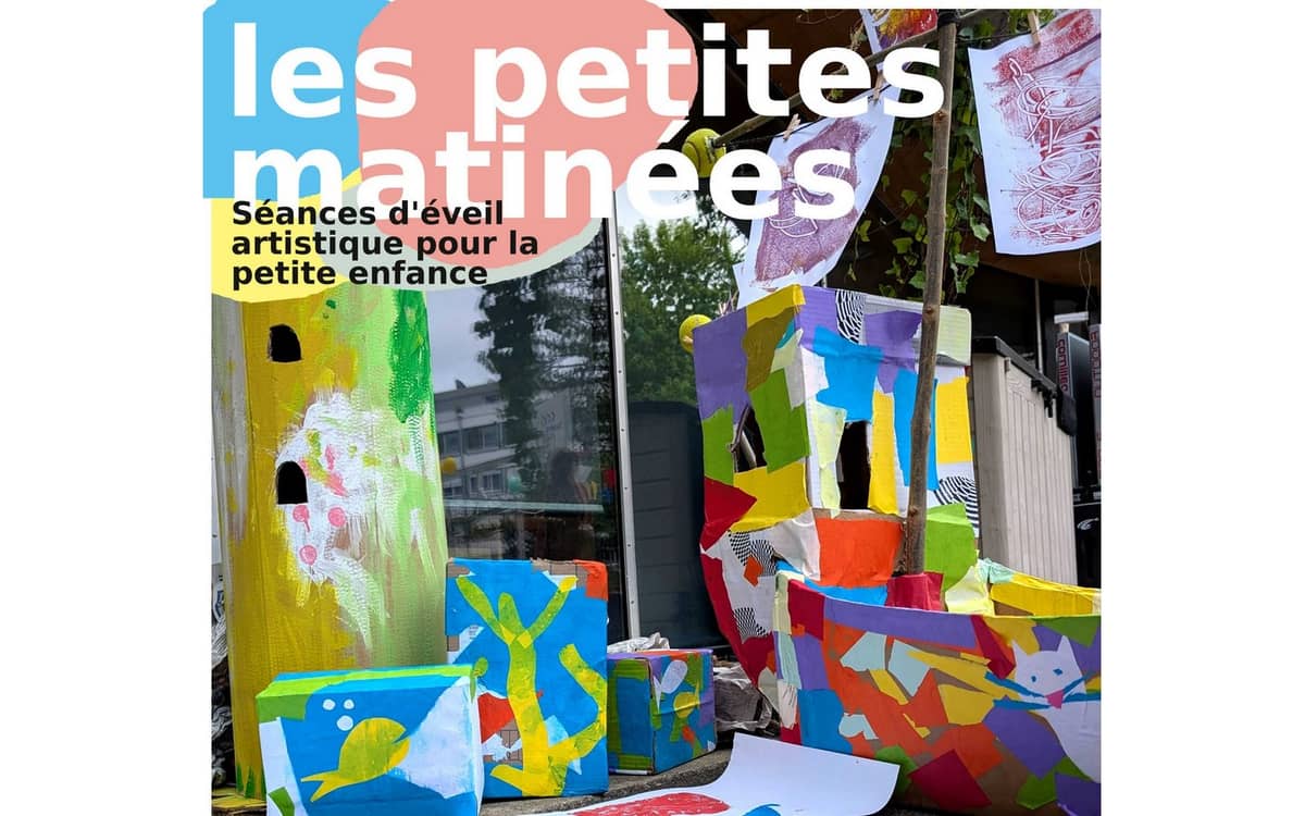 Illustration de l'événement : Les petites matinées: peintures masquées sur tissus