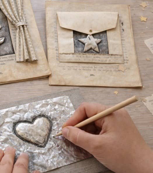Illustration de l'événement : Les Vacances à la Médiathèque : Ateliers « Histoires en relief : Livres et métal magique » avec Hello Art