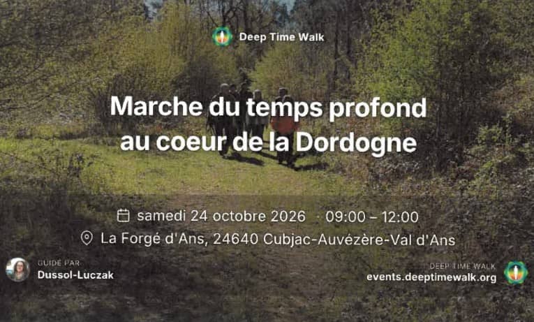 Illustration de l'événement : Marche du temps profond