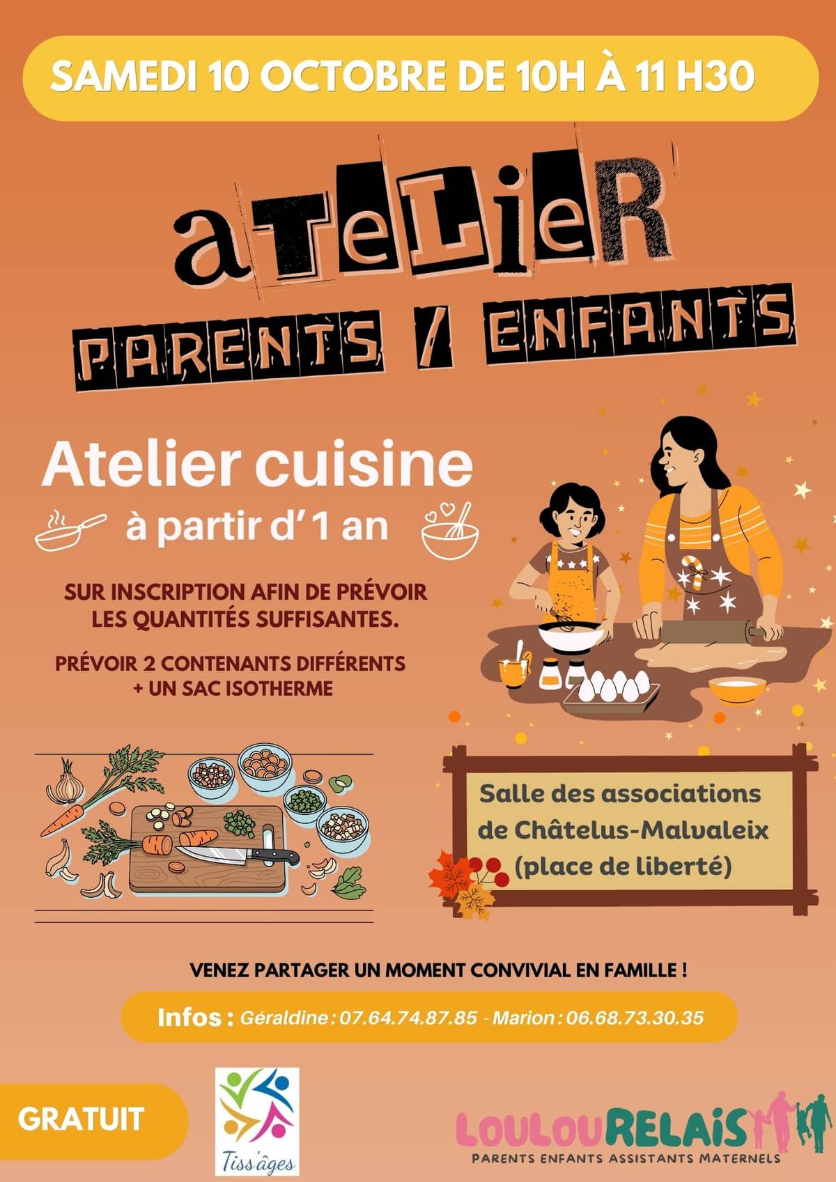 Illustration de l'événement : Atelier Parents / Enfants