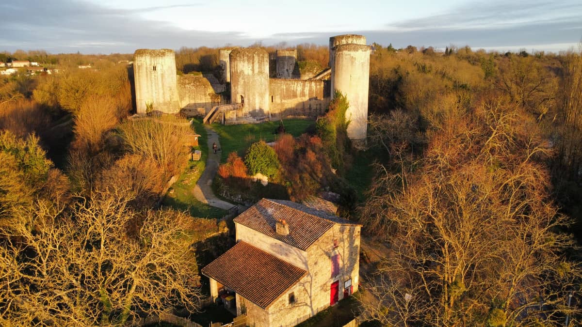 Illustration de l'événement : Visite guidée du château du Coudray Salbart à Echiré
