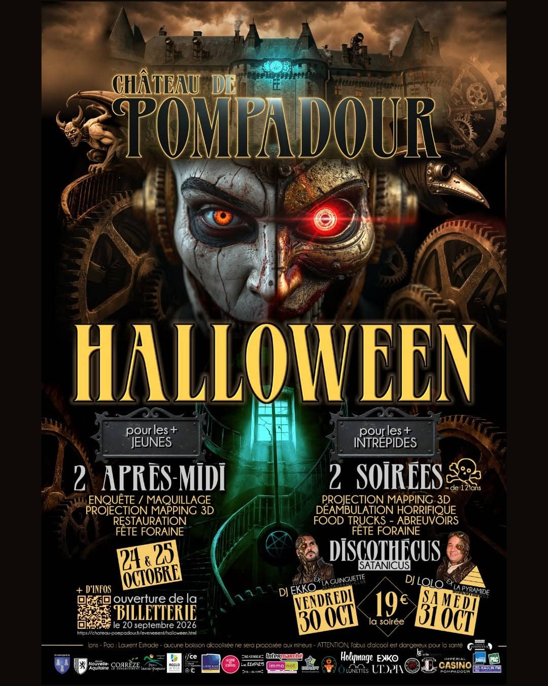 Illustration de l'événement : Halloween au Château de Pompadour