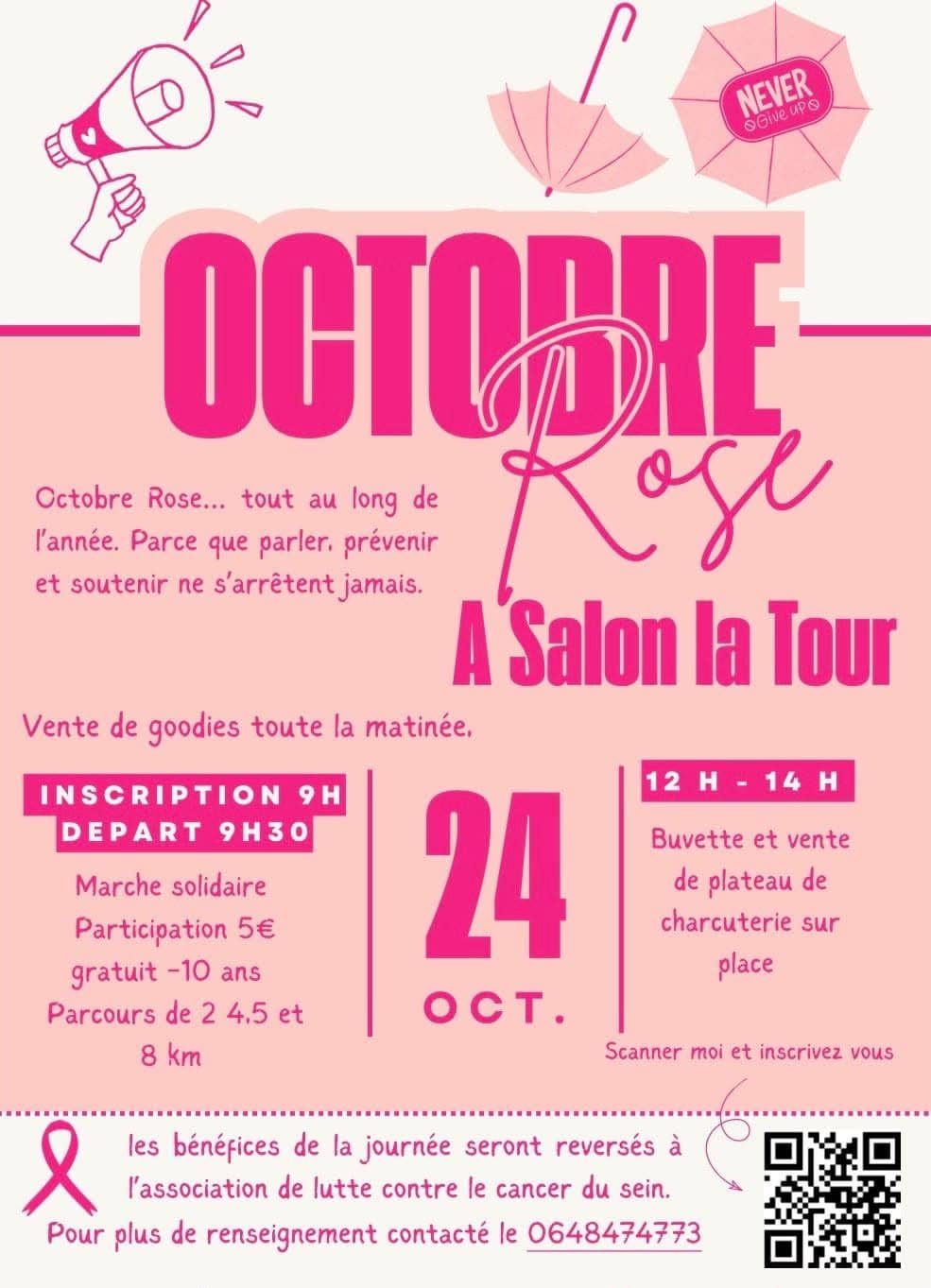 Illustration de l'événement : Marche Rose à Salon-la-Tour